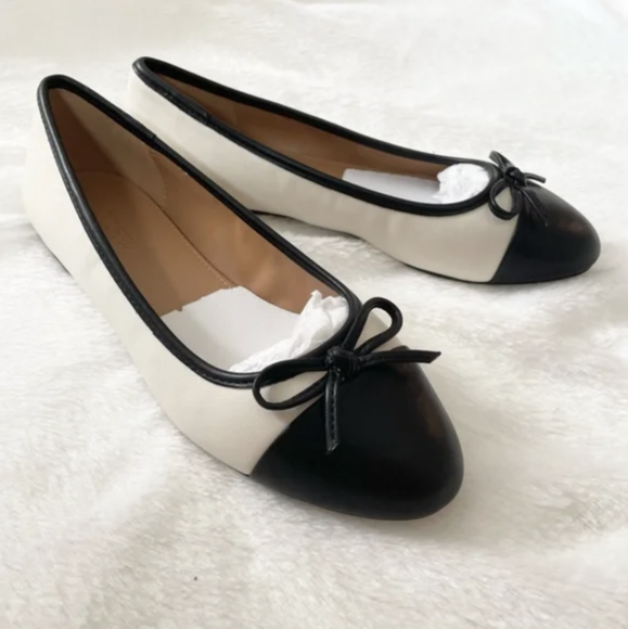 Cap Toe Ballet Flats